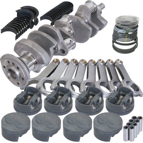 Eagle Chevy 400 3.750in Crank 6.000in H-Beam 4cc Dome 4.125in Pistons Rotating Assembly thumbnail 4