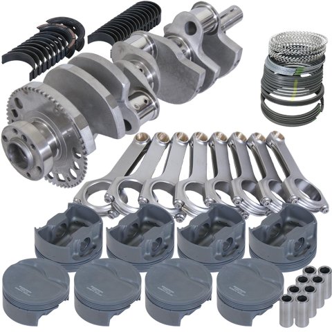 Eagle Chevy LS3 4.000in Crank 58 Tth Reluctor 6.125in H-Beam -14cc 4.075in Pistons Rotating Assembly