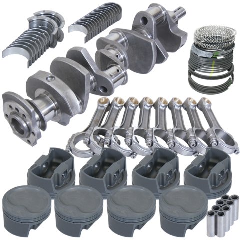 Eagle Chevy 350 3.750in Crank 5.700in I-Beam Rods -16cc 4.030in Pistons Rotating Assembly thumbnail 4