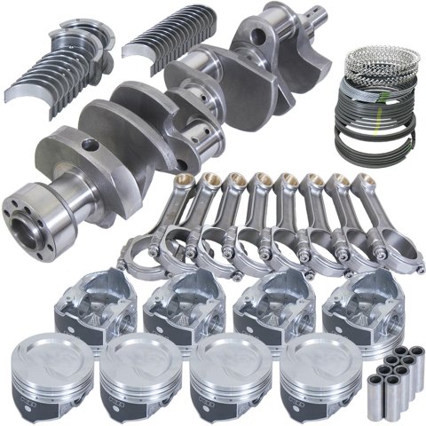 Eagle Chevy LT1350 1Pc 3.750in Crank 5.700in I-Beam Rods -18cc 4.000in Pistons Rotating Assembly
