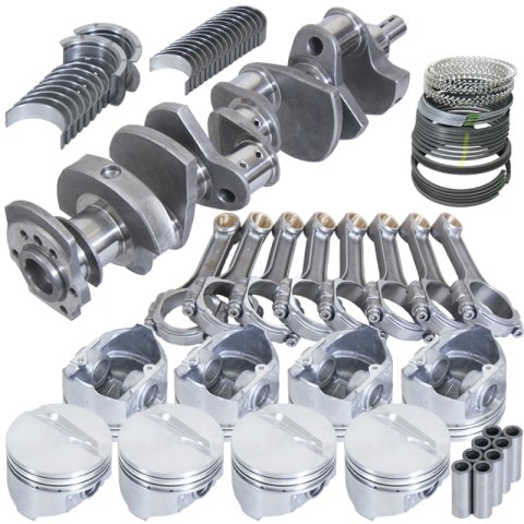 Eagle Chevy 350 3.750in Crank 5.700in I-Beam Rods -7cc Flat Top 4.040in Pistons Rotating Assembly thumbnail 4