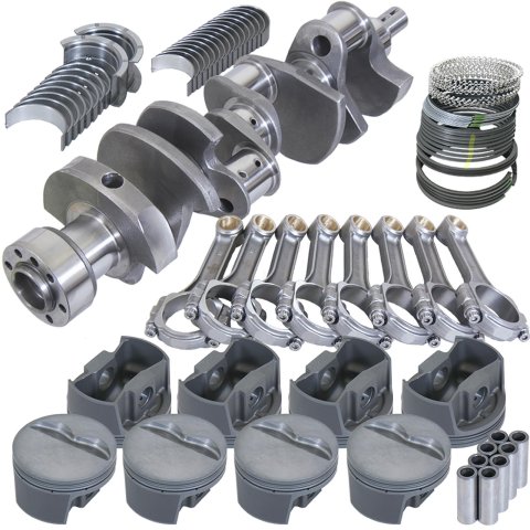 Eagle Chevy LT1350 1Pc 3.750in Crank 5.700in I-Beam Rods -5cc 4.040in Pistons Rotating Assembly