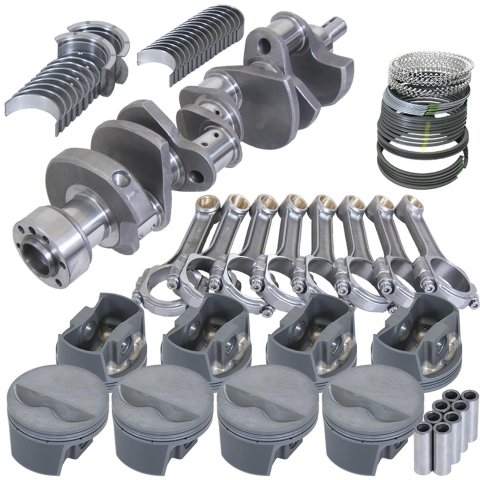 Eagle Chevy LT1350 1Pc 3.480in Crank 5.700in I-Beam Rods -5cc 4.060in Pistons Rotating Assembly