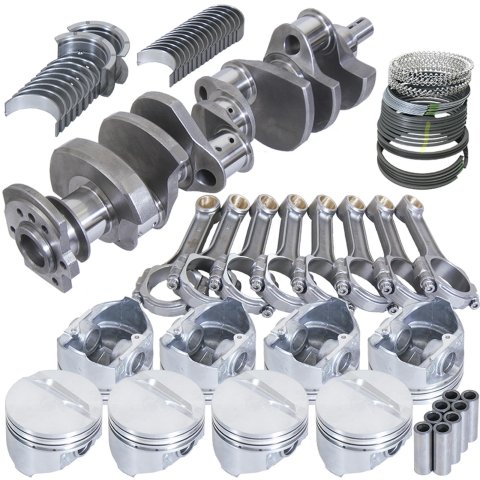 Eagle Chevy 350 3.750in Crank 5.700in I-Beam Rods -7cc Flat Top 4.060in Pistons Rotating Assembly