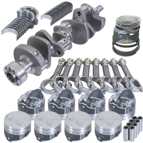 Eagle Chevy 305 1Pc 3.480in Crank 5.700in I-Beam Rod -5cc Flat Top 3.796in Pistons Rotating Assembly