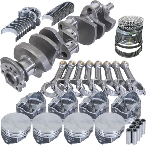 Eagle Chevy 400 3.750in Crank 5.700in I-Beam Rods -7cc Flat Top 4.125in Pistons Rotating Assembly