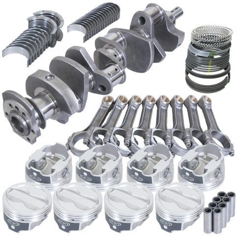 Eagle Chevy 350 3.750in Crank 6.000in I-Beam Rods -18cc 4.030in Pistons Rotating Assembly