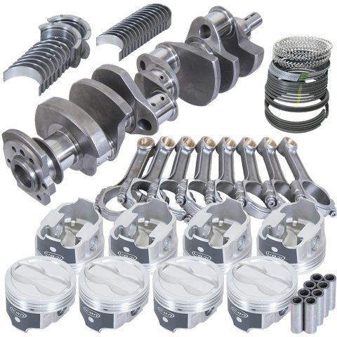 Eagle Chevy 350 3.750in Crank 5.700in I-Beam Rods -18cc 4.030in Pistons Rotating Assembly