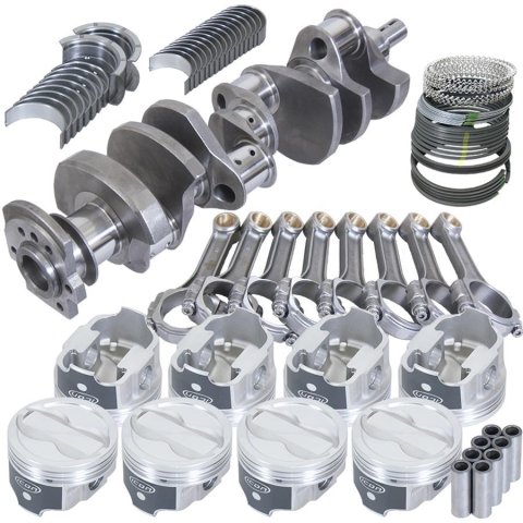 Eagle Chevy LT1350 1Pc 3.750in Crank 5.700in I-Beam Rods -18cc 4.030in Pistons Rotating Assembly