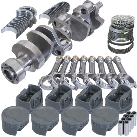 Eagle Chevy LT1350 1Pc 3.750in Crank 5.700in I-Beam Rods -16cc 4.030in Pistons Rotating Assembly thumbnail 2