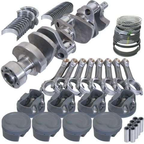 Eagle Chevy LT1350 1Pc 3.750in Crank 6.000in I-Beam Rods -16cc 4.030in Pistons Rotating Assembly thumbnail 2