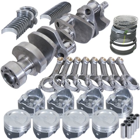 Eagle Chevy LT1350 1Pc 3.750in Crank 5.700in I-Beam Rods -18cc 4.030in Pistons Rotating Assembly thumbnail 2