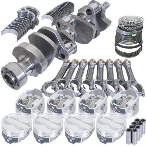 Eagle Chevy LT1350 1Pc 3.750in Crank 6.000in I-Beam Rods -18cc 4.030in Pistons Rotating Assembly