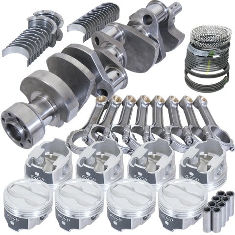 Eagle Chevy LT1350 1Pc 3.750in Crank 5.700in I-Beam Rods -18cc 4.030in Pistons Rotating Assembly