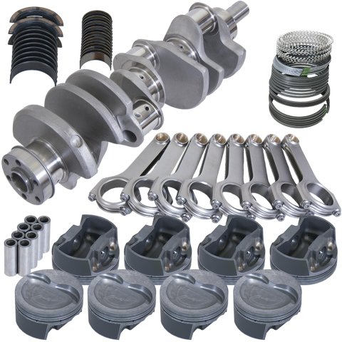 Eagle Ford 351W 4.000in Crank 6.250in H-Beam -26cc Inv Dome 4.125in Pistons Rotating Assembly