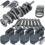 Eagle Ford 429/460 4.300in Crank 6.800in I-Beam Rods -3cc Flat Top 4.440in Pistons Rotating Assembly thumbnail 2