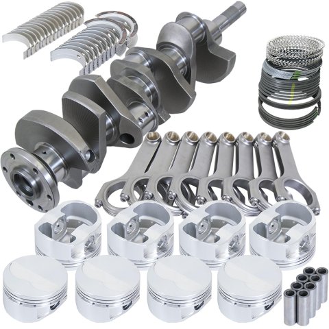 Eagle Ford FE 3.980in Crank 6.490in H-Beam Forged 4032 -6.2cc 4.185in Pistons Rotating Assembly