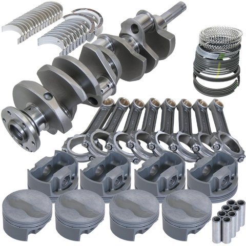 Eagle Ford FE 4.250in Crank 6.700in I-Beam Rods -7cc Flat Top 4.080in Pistons Rotating Assembly