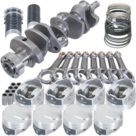 Eagle Chevy 454 1Pc 4.000in Crank 6.135in I-Beam Rods 43cc Dome 4.280in Pistons Rotating Assembly