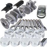 Eagle Chevy 350 3.750in Crank 6.000in H-Beam -28cc 4.030in Pistons Rotating Assembly thumbnail 2