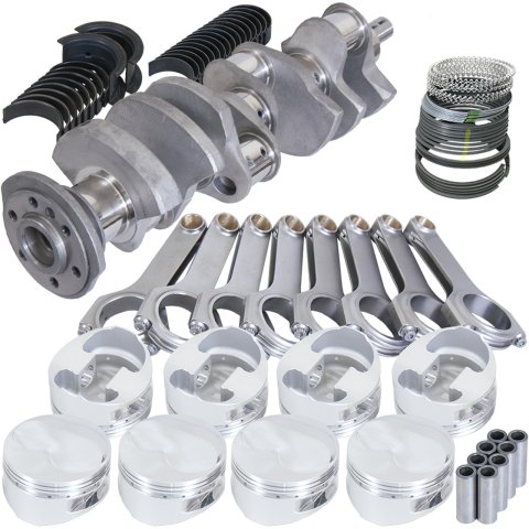 Eagle Chevy 400 3.875in Crank 6.000in H-Beam Stroker Rods -10.8cc 4.125in Pistons Rotating Assembly