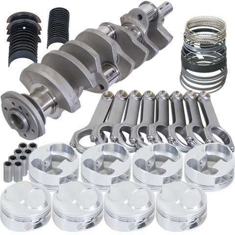 Eagle Chevy 502 4.250in Counterweight Crank 6.535in H-Beam 46cc 4.560in Pistons Rotating Assembly