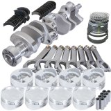 Eagle Chevy 350 1Pc 3.750in Crank 6.000in H-Beam -28cc 4.030in Pistons Rotating Assembly thumbnail 3