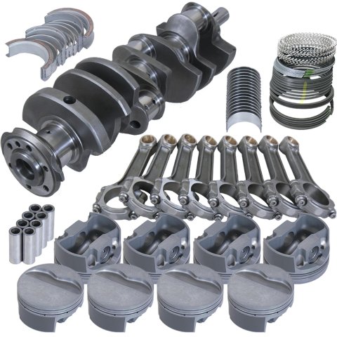 Eagle Pontiac 400 4.250in Crank 6.800in I-Beam Rods -6cc Flat Top 4.155in Pistons Rotating Assembly