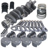 Eagle Chevy 454 1Pc 4.250in Crank 6.385in I-Beam Rods 43cc Dome 4.320in Pistons Rotating Assembly thumbnail 2