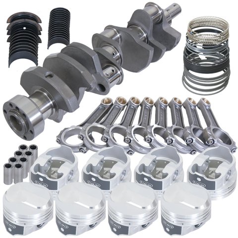 Eagle Chevy 454 1Pc 4.000in Crank 6.135in I-Beam Rods 38cc Dome 4.320in Pistons Rotating Assembly