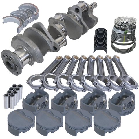 Eagle Pontiac 455 4.500in Crank 6.800in I-Beam Rods -6cc Flat Top 4.155in Pistons Rotating Assembly