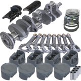 Eagle Chevy 350 3.750in Crank 5.700in I-Beam Rods -16cc 4.040in Pistons Rotating Assembly thumbnail 1