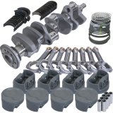 Eagle Chevy 350 3.750in Crank 5.700in I-Beam Rods -16cc 4.040in Pistons Rotating Assembly thumbnail 2