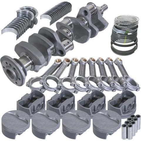 Eagle Chevy 350 3.750in Crank 6.000in I-Beam Rods -5cc Flat Top 4.060in Pistons Rotating Assembly