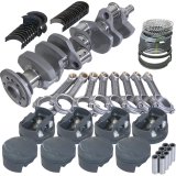 Eagle Chevy 350 3.750in Crank 6.000in I-Beam Rods 6cc Dome 4.060in Pistons Rotating Assembly thumbnail 1