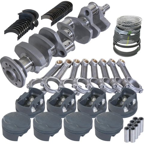 Eagle Chevy 350 3.750in Crank 6.000in I-Beam Rods 6cc Dome 4.060in Pistons Rotating Assembly