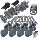 Eagle Chevy 350 3.750in Crank 6.000in I-Beam Rods 6cc Dome 4.060in Pistons Rotating Assembly thumbnail 2