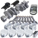 Eagle Chevy LT1 350 1Pc 3.750in Crank 5.700in I-Beam Rods -10cc 4.040in Pistons Rotating Assembly thumbnail 2