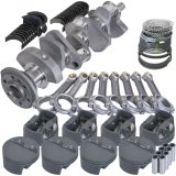 Eagle Chevy 350 3.500in Crank 6.000in I-Beam Rods -5cc Flat Top 4.040in Pistons Rotating Assembly thumbnail 2