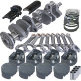 Eagle Chevy 350 3.750in Crank 6.000in I-Beam Rods 11cc Dome 4.040in Pistons Rotating Assembly thumbnail 2