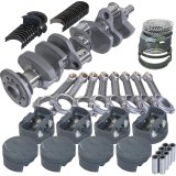 Eagle Chevy 350 3.750in Crank 6.000in I-Beam Rods 11cc Dome 4.060in Pistons Rotating Assembly thumbnail 1