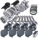 Eagle Chevy LT1 350 1Pc 3.750in Crank 6.000in I-Beam Rods 6cc Dome 4.040in Pistons Rotating Assembly thumbnail 1