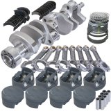 Eagle Chevy LT1 350 1Pc 3.750in Crank 6.000in I-Beam Rod 11cc Dome 4.060in Pistons Rotating Assembly thumbnail 2