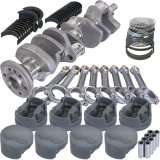 Eagle Chevy 400 3.750in Crank 6.000in I-Beam Rods -5cc Flat Top 4.125in Pistons Rotating Assembly thumbnail 1