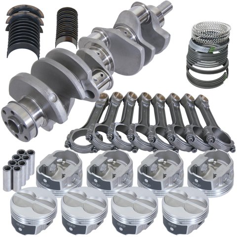 Eagle Ford 351W 4.000in Crank 6.200in I-Beam Rods -11cc Flat Top 4.040in Pistons Rotating Assembly