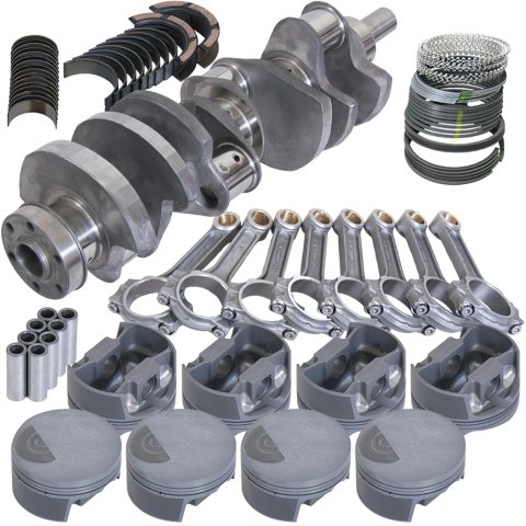 Eagle Ford 351C 4.000in Crank 6.000in I-Beam Rods -3.2cc Flat Top 4.030in Pistons Rotating Assembly
