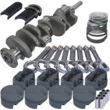 Eagle Ford 460 4.300in Crank 6.800in I-Beam Rods -3cc Flat Top 4.440in Pistons Rotating Assembly thumbnail 1