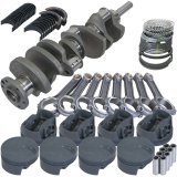 Eagle Ford 460 4.300in Crank 6.800in I-Beam Rods -3cc Flat Top 4.440in Pistons Rotating Assembly thumbnail 2