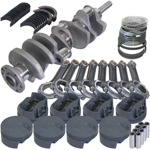 Eagle Ford 460 4.500in Crank 6.700in I-Beam Rods -3cc Flat Top 4.440in Pistons Rotating Assembly