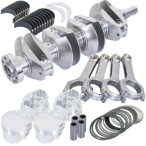 Eagle Nissan Sr20 91mm Billet Crank 5.365in H-Beam 7.3cc Dome 86.5mm Pistons Rotating Assembly